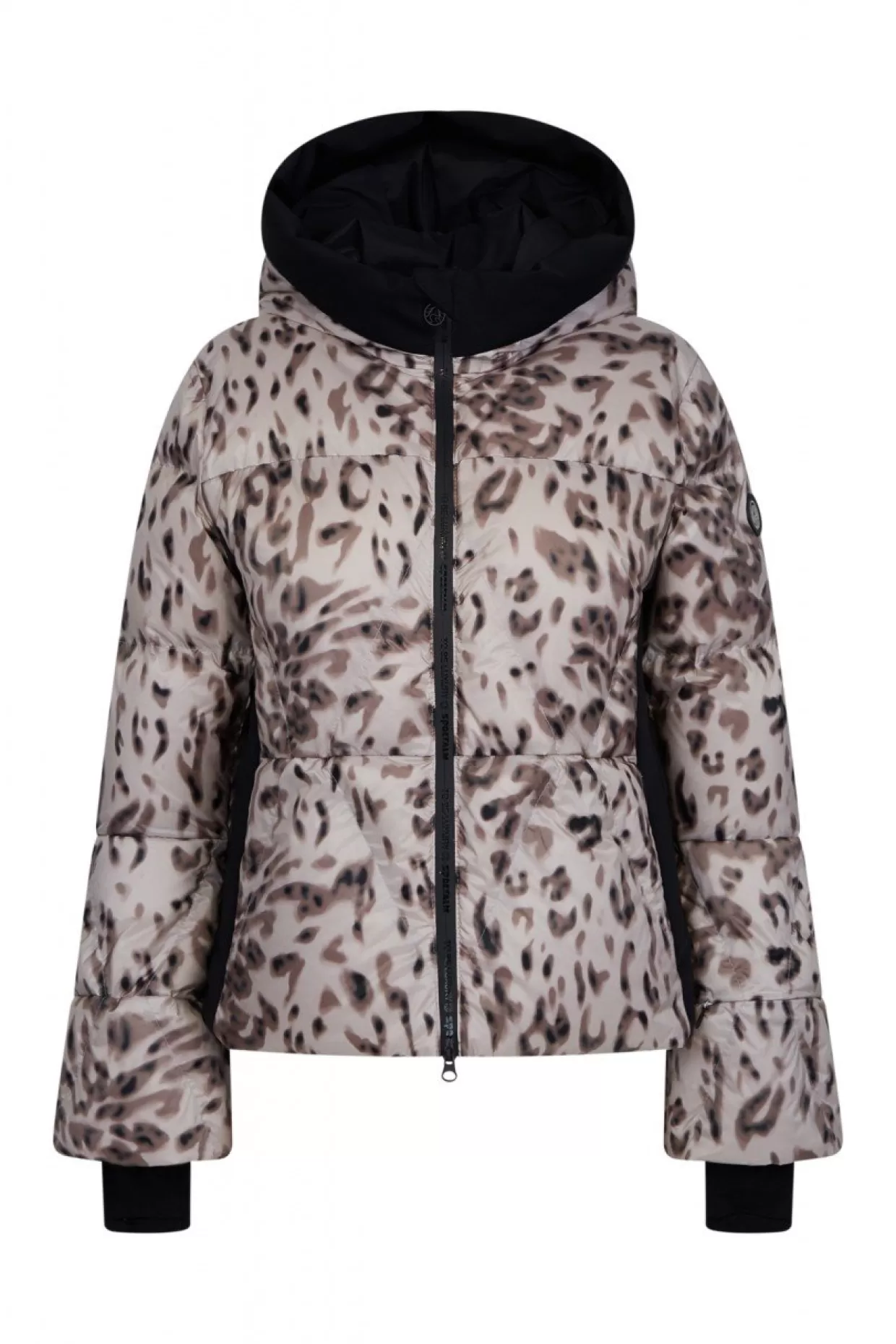 Daunen-Jacke Aus Leoparden-Dessin-Sportalm Online