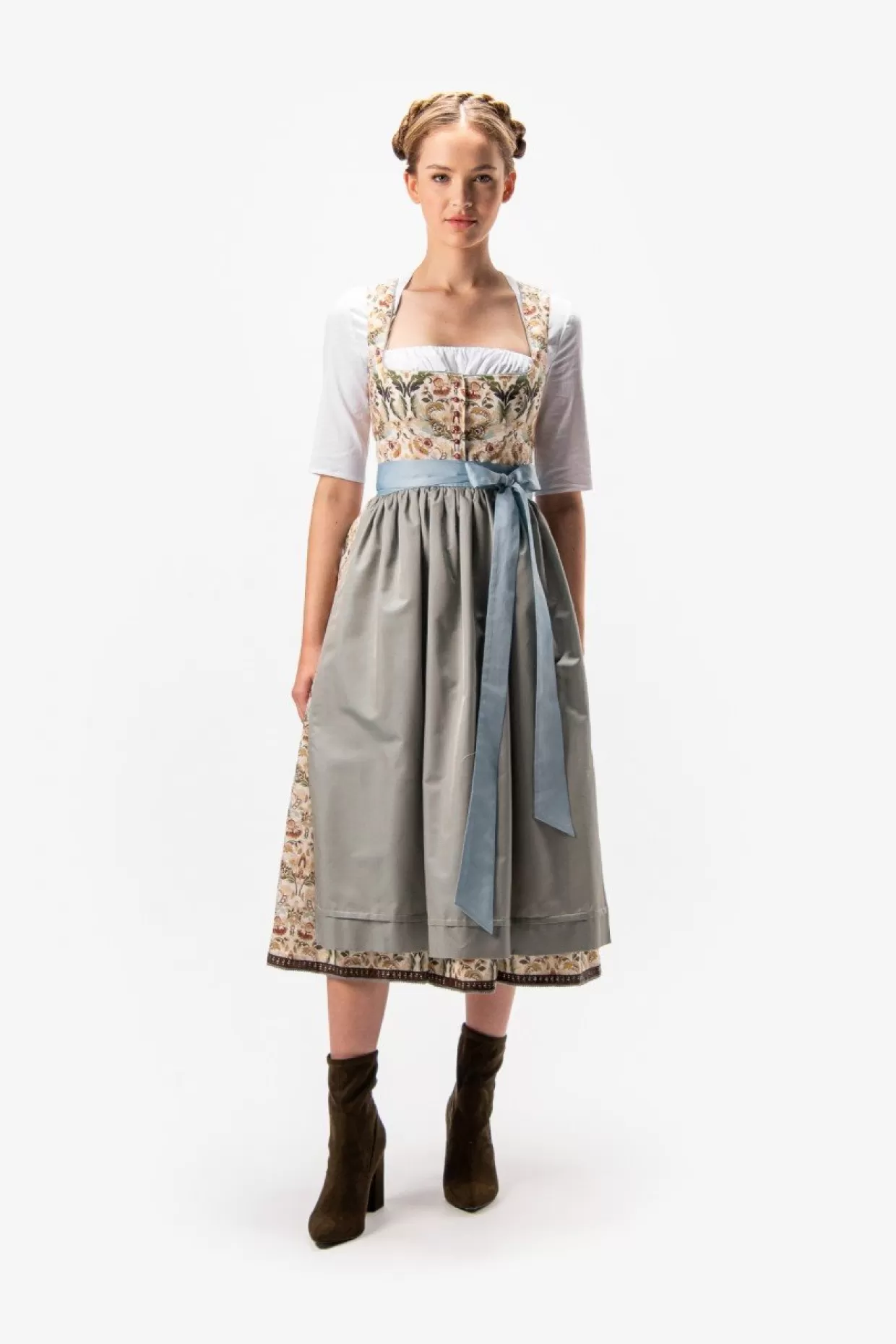 Dirndl Mit Floralem Muster-Sportalm Clearance