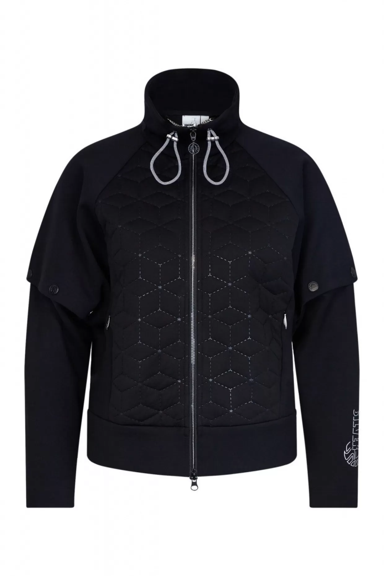 Kurze Jacke Aus Materialmix-Sportalm Flash Sale