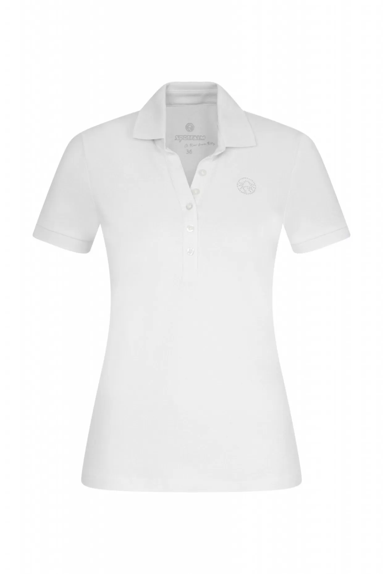 Poloshirt Mit Strassstein-Logo-Sportalm Best