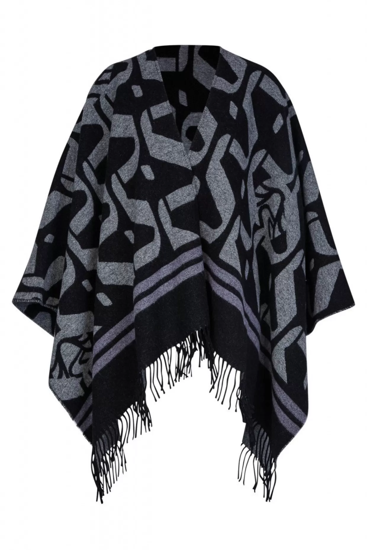 Poncho Mit -Dessin-Sportalm Best Sale