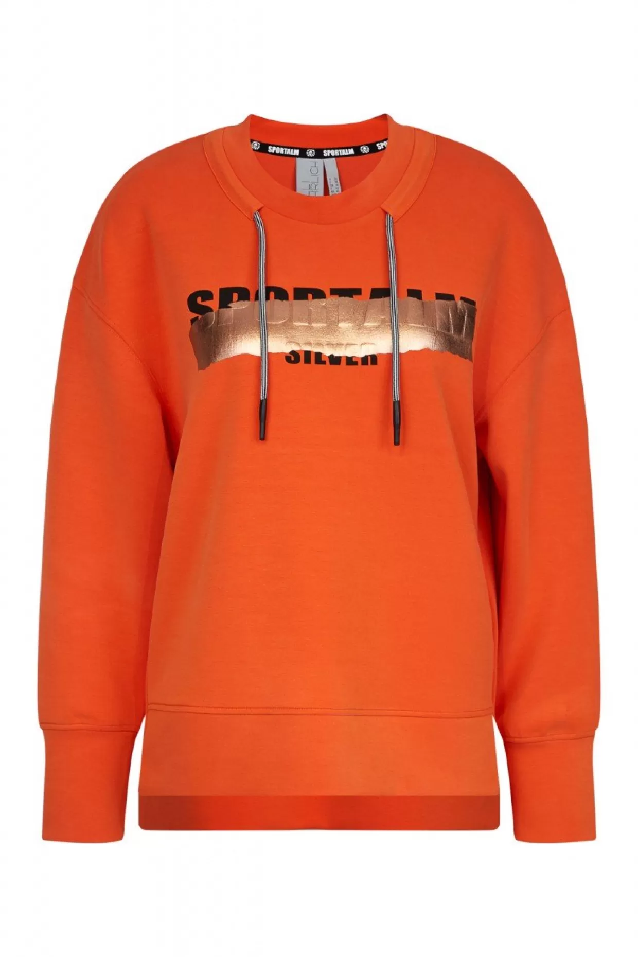 Rundhals-Sweater Mit Metallic-Print-Sportalm Cheap