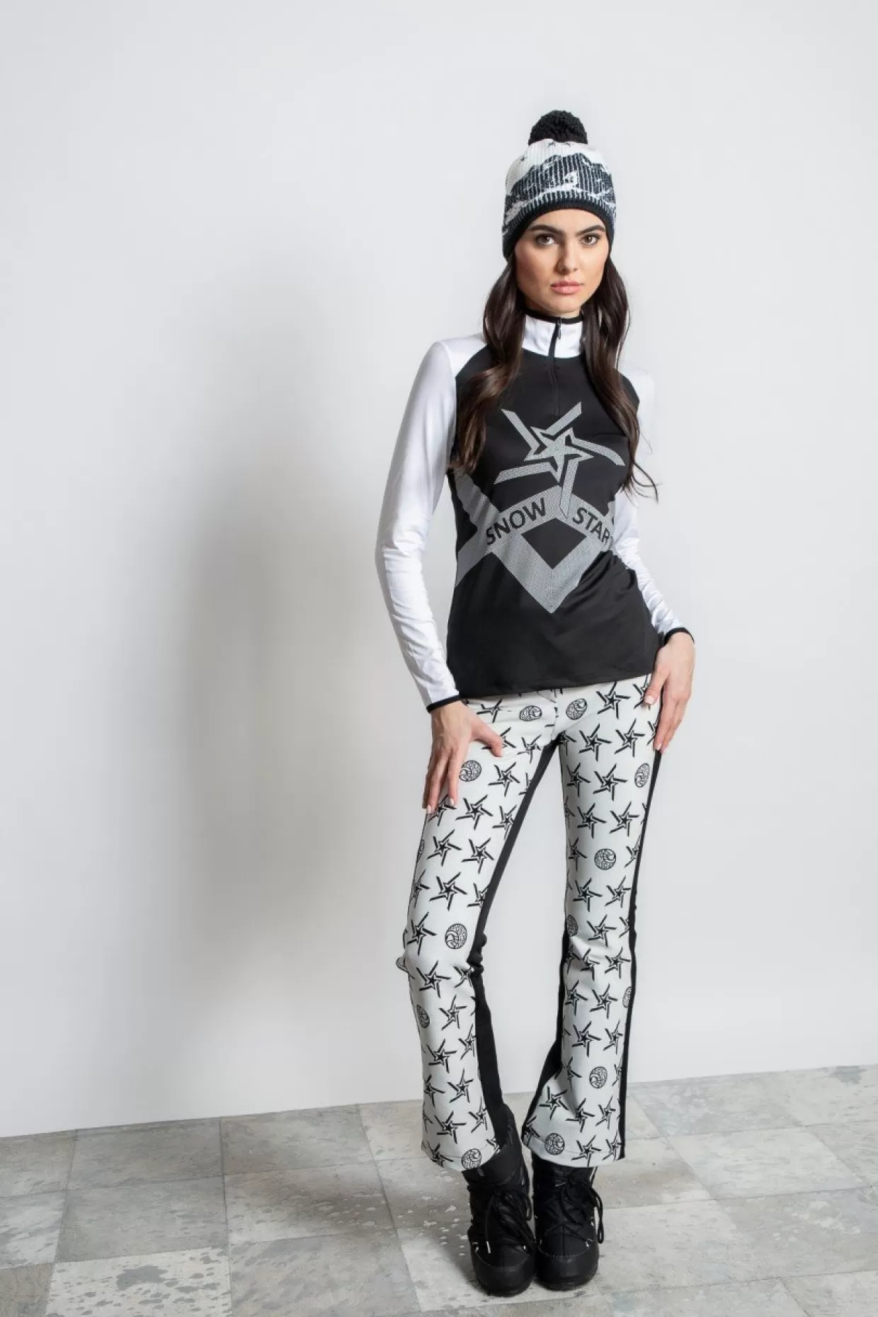 Ski Unterzieher Mit Folien-Print-Sportalm Cheap