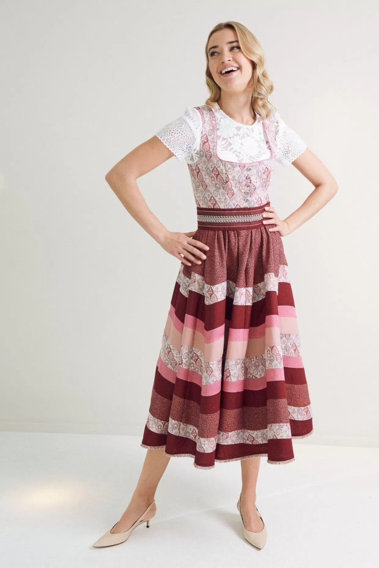 Sommerliches Dirndl Mit Gürtel-Sportalm Best Sale